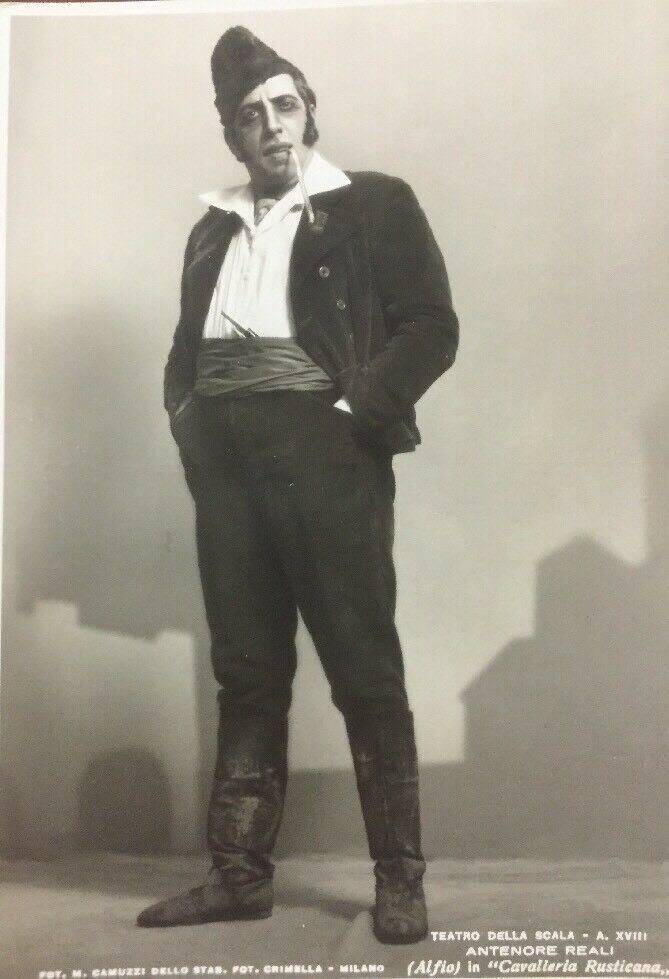 FOTO ANTENORE REALI TEATRO ALLA SCALA “CAVALLERIA RUSTICANA ” 1940