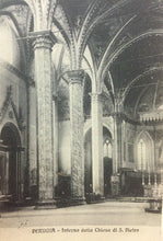 Carica l'immagine nel visualizzatore di Gallery, CARTOLINA PERUGIA CHIESA DI SAN PIETRO 1924 CC02
