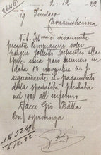 Carica l'immagine nel visualizzatore di Gallery, CARTOLINA POSTALE OSPEDALE CIVILE DI VICENZA 1922 CC03
