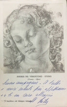 Carica l&#39;immagine nel visualizzatore di Gallery, CARTOLINA ANDREA DEL VERROCCHIO STUDIO 1959 CC03
