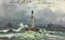 Carica l&#39;immagine nel visualizzatore di Gallery, CARTOLINA ILLUSTRATA FARO 1912 CC03
