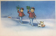 Carica l&#39;immagine nel visualizzatore di Gallery, CARTOLINA BUON NATALE 1938 CC04
