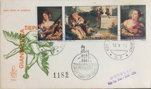 Carica l'immagine nel visualizzatore di Gallery, 1970 SAN MARINO FDC TIEPOLO SU BUSTA VENETIA VIAGGIATA BC05
