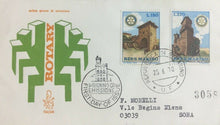 Carica l'immagine nel visualizzatore di Gallery, 1970 SAN MARINO FDC ROTARY SU BUSTA VENETIA VIAGGIATA BC05
