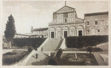 Carica l'immagine nel visualizzatore di Gallery, CARTOLINA FIRENZE BASILICA DI SAN MINIATO 1938 CC04
