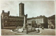 Carica l&#39;immagine nel visualizzatore di Gallery, CARTOLINA ASTI PIAZZA ROMA 1935 CC04
