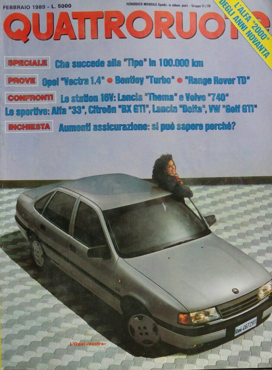QUATTRORUOTE FEBBRAIO 1989