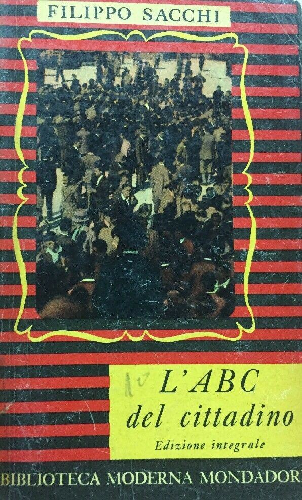 L’ABC DEL CITTADINO FILIPPO SACCHI R523