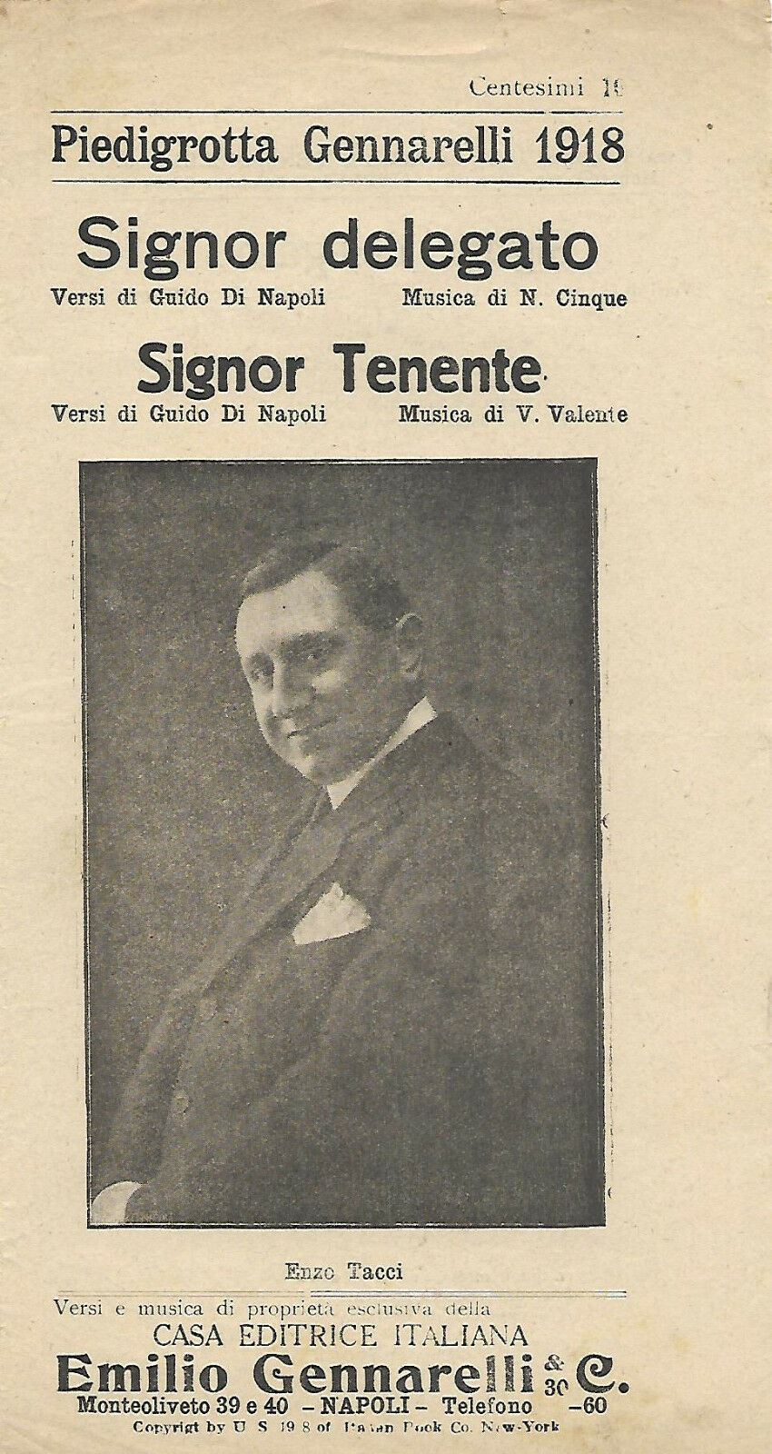 PIEDIGROTTA 1918 GENNARELLI  RD01