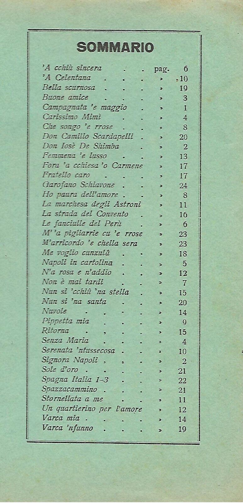 CANZONIERE GIBA 1949/1950   RD01