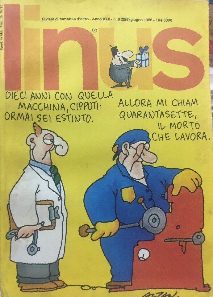 LINUS N.255 Giugno 1986