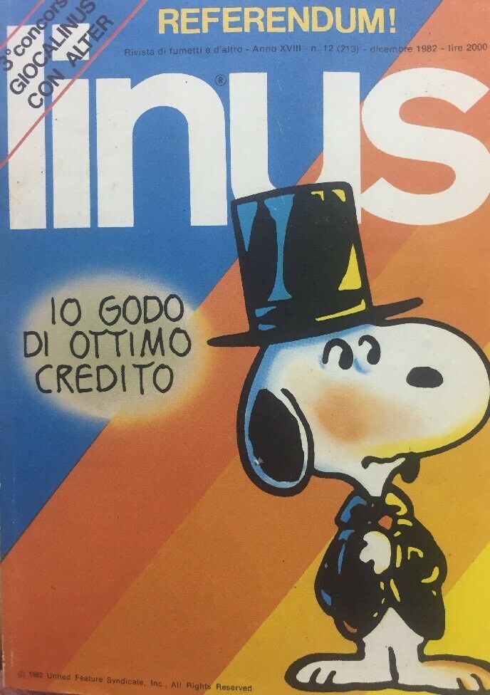 LINUS N.213 Dicembre 1982