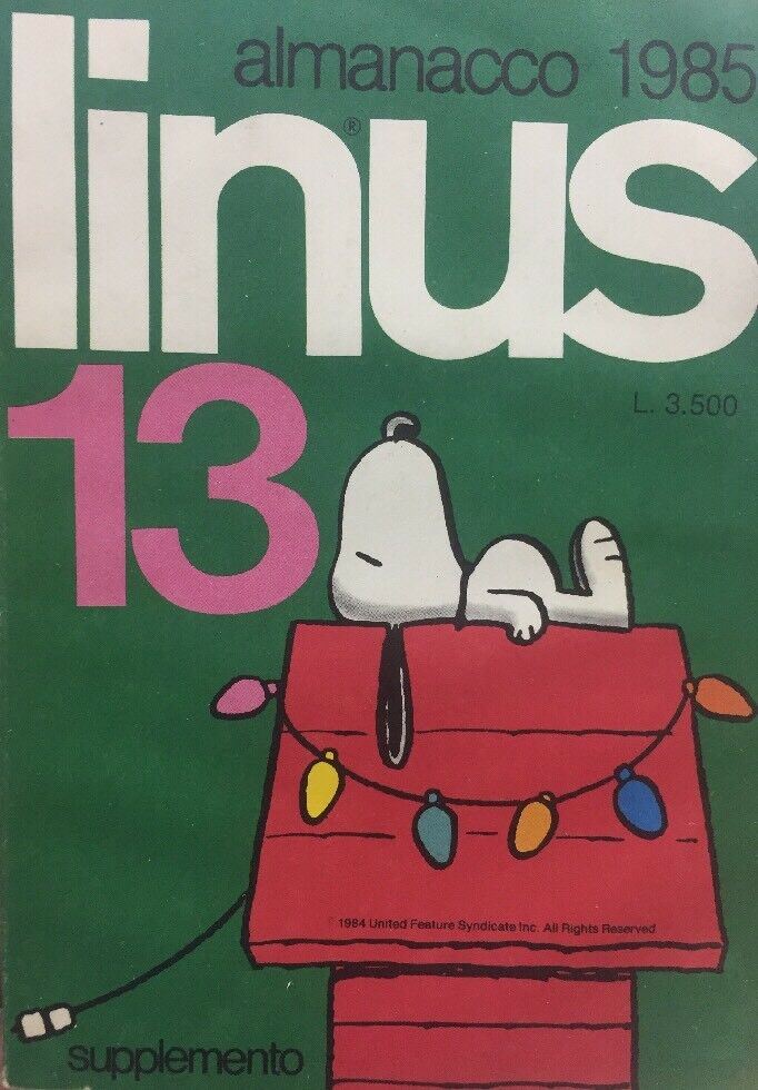 ALMANACCO LINUS 1985