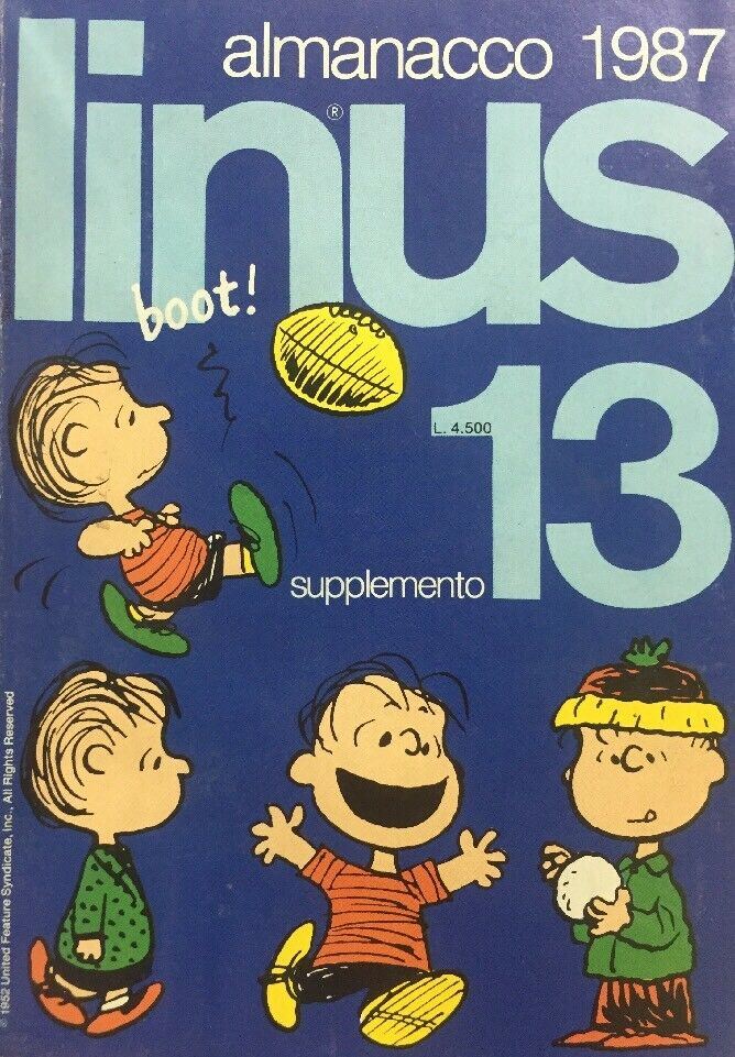 ALMANACCO LINUS 1987