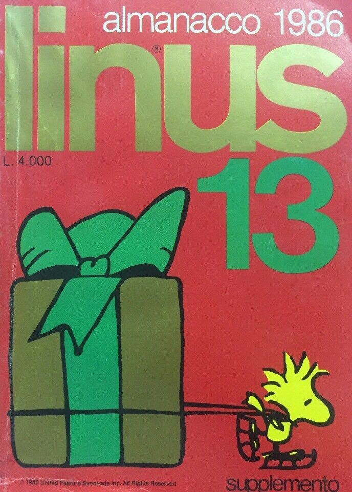 ALMANACCO LINUS 1986