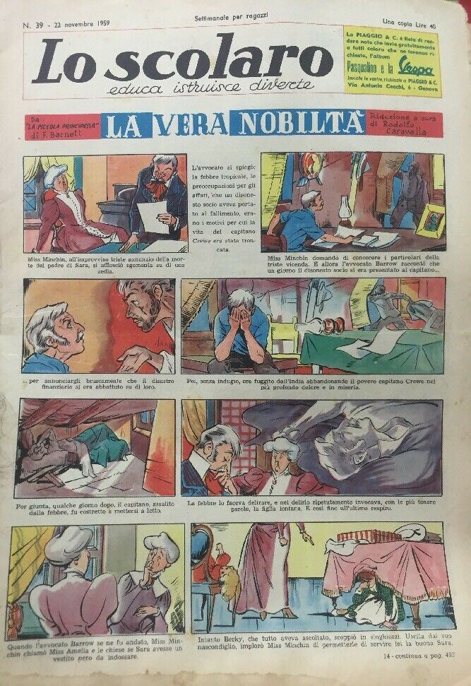 LO SCOLARO N.39 22 Novembre 1959