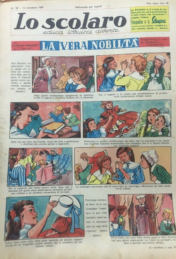 LO SCOLARO N.38 15 Novembre 1959