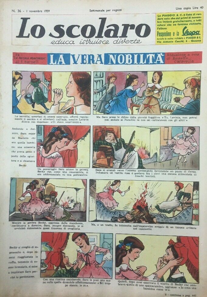 LO SCOLARO N.36 1 Novembre 1959