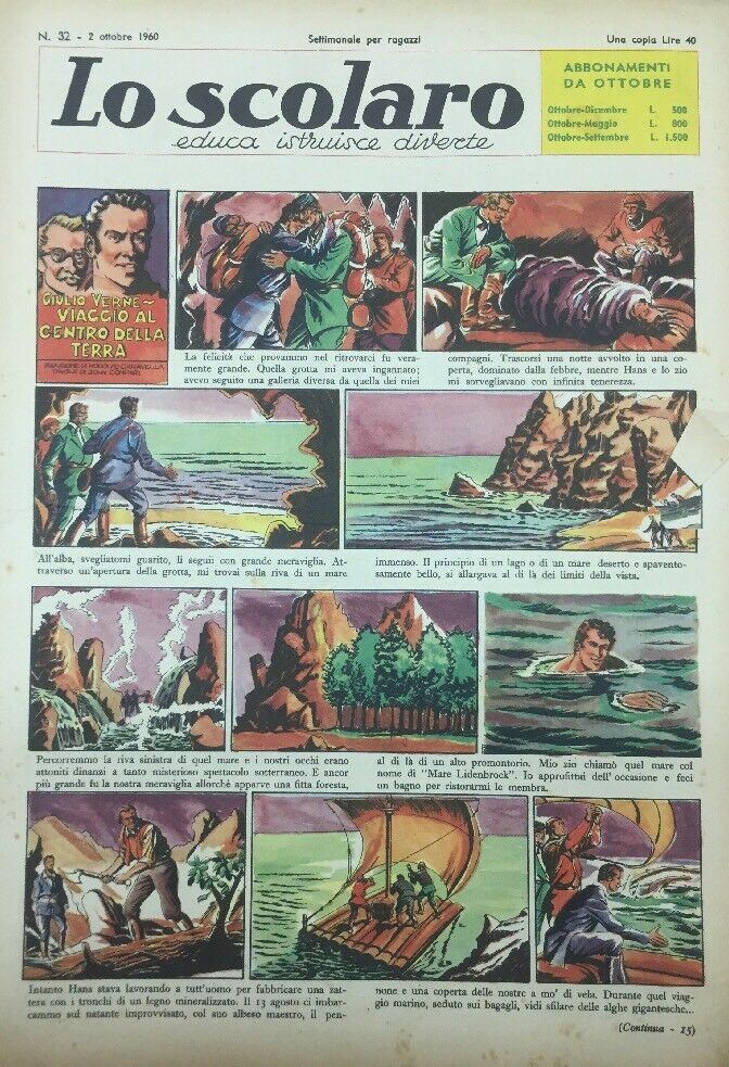 LO SCOLARO N.32 2 Ottobre 1960