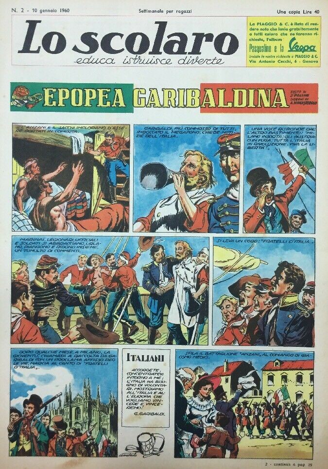 LO SCOLARO N.2. 10 Gennaio 1960