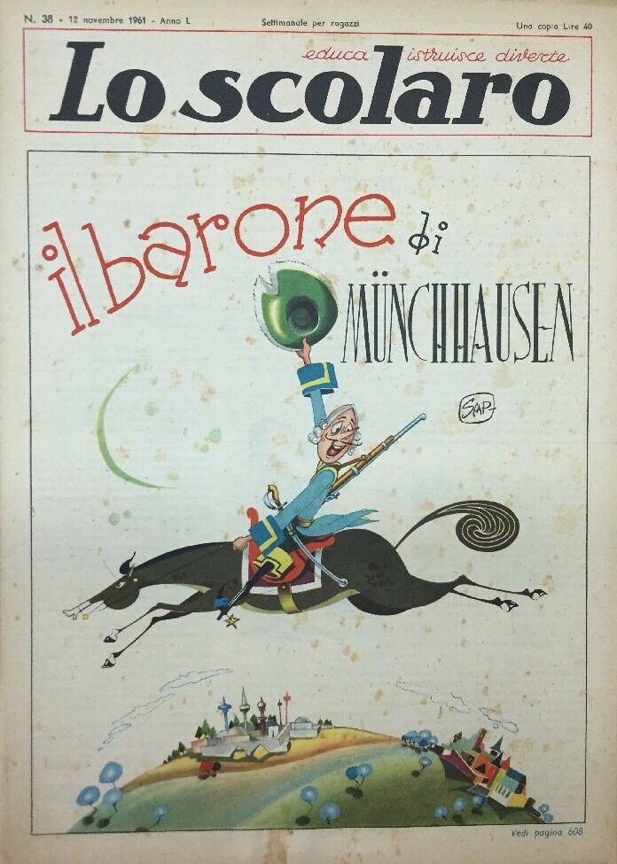 LO SCOLARO N.38. 12 Novembre 1961