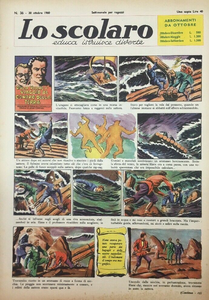 LO SCOLARO N.36. 30 Ottobre 1960