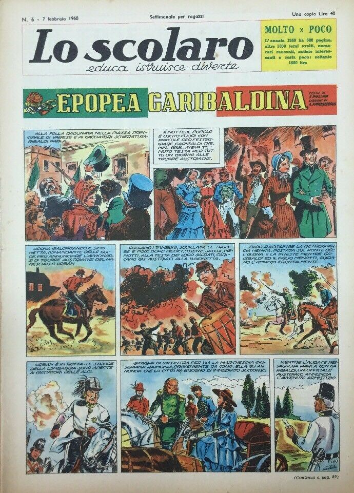 LO SCOLARO N.6. 7 Febbraio 1960