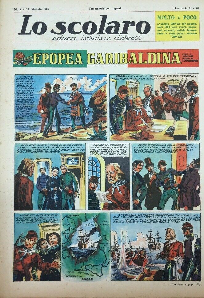 LO SCOLARO N.7. 14 Febbraio 1960