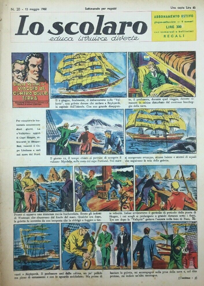 LO SCOLARO N.20. 15 Maggio 1960