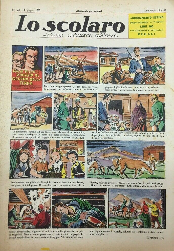 LO SCOLARO N.23. 5 Giugno 1960