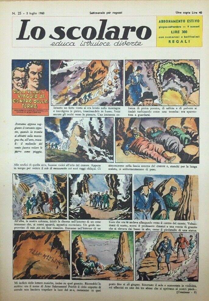 LO SCOLARO N.25. 3 Luglio 1960