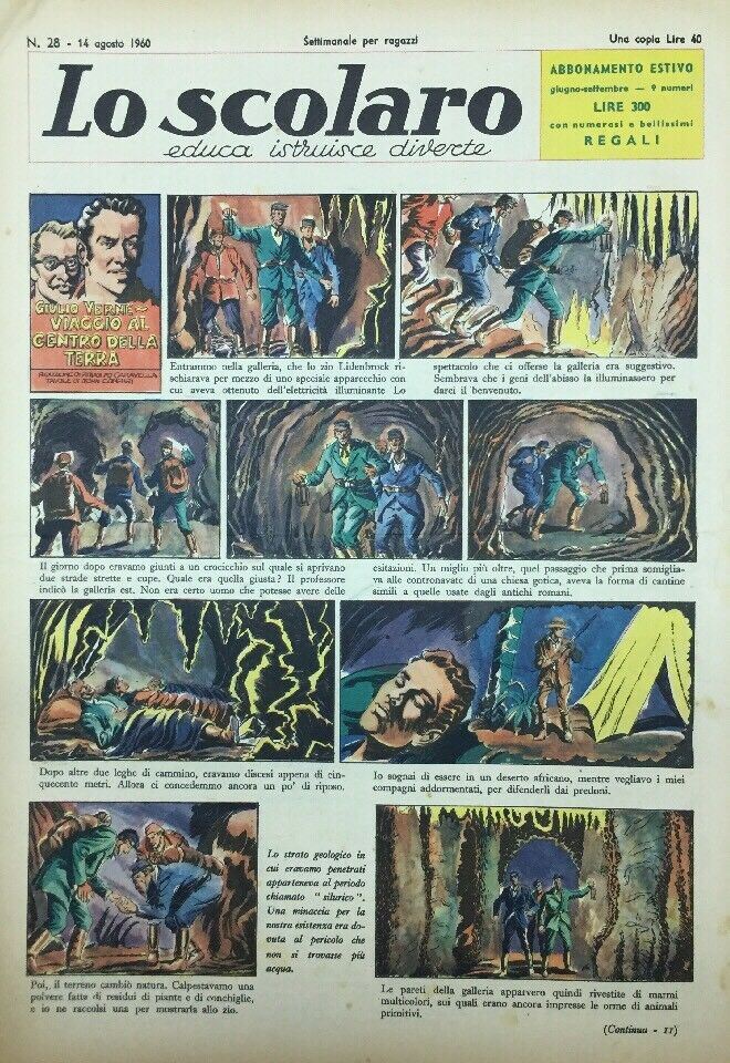 LO SCOLARO N.28. 14 Agosto 1960