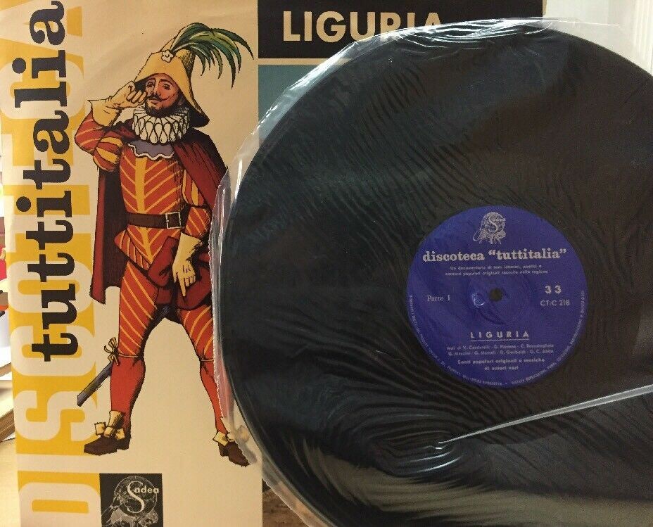 LIGURIA Sadea Discoteca Tuttitalia - LP 1963