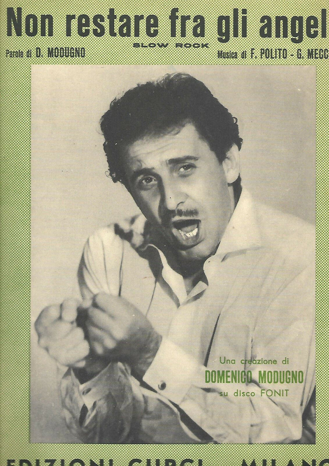 SPARTITO NON RESTARE FRA GLI ANGELI D. MODUGNO RS02