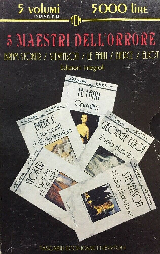 5 MAESTRI DELL'ORRORE - COFANETTO IN 5 VOLUMI B173