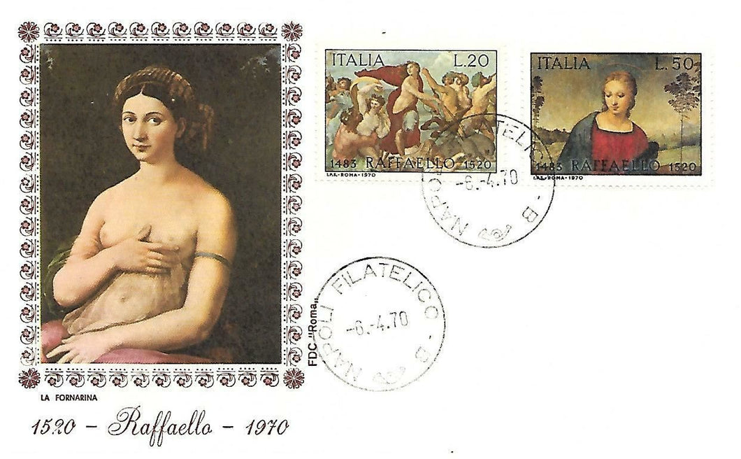 1970 ITALIA RAFFAELLO FDC RODIA  BC12