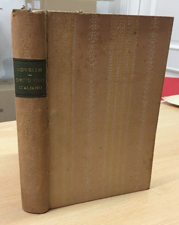 N. COVIELLO MANUALE DI DIRITTO CIVILE PARTE GENERALE 1924