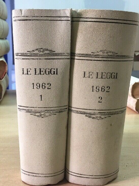 LE LEGGI IL FORO ITALIANO ANNATA 1962