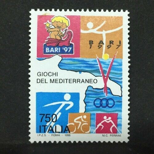 1996 ITALIA GIOCHI DEL MEDITERRANEO MNH** RF01
