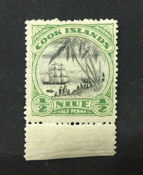 1932 COOK ISLANDS SBARCO DI COOK MH* RF05