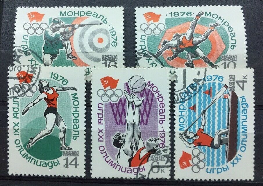 1976 RUSSIA URSS OLIMPIADI DI MONTREAL USATI RF06