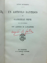 Carica l&#39;immagine nel visualizzatore di Gallery, UN ARTICOLO DANTESCO G. PEPE - GLI ACCENNI AL TEMPO NELLA DIVINA COMMEDIA C06
