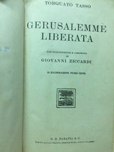 Carica l&#39;immagine nel visualizzatore di Gallery, LA GERUSALEMME LIBERATA T. TASSO ILLUSTRATA  1938 C25

