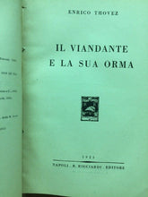 Carica l&#39;immagine nel visualizzatore di Gallery, IL VIANDANTE E LA SUA ORMA E. THOVEZ 1923  C66
