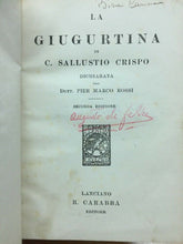 Carica l&#39;immagine nel visualizzatore di Gallery, LA GIGURTINA C. SALLUSTIO CRISPO C78
