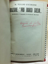 Carica l&#39;immagine nel visualizzatore di Gallery, ORAZIONE PRO MARCO CAELIO CICERONE C101
