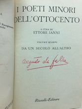 Carica l&#39;immagine nel visualizzatore di Gallery, I POETI MINORI DELL’OTTOCENTO VOL. IV BUR C121
