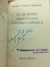Carica l&#39;immagine nel visualizzatore di Gallery, LE QUATTRO ARRINGHE CONTRO CATILINA M. T. CICERONE BUR C157

