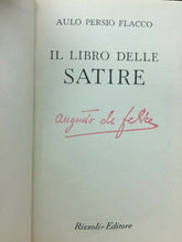 Carica l&#39;immagine nel visualizzatore di Gallery, IL LIBRO DELLE SATIRE A. P. FLACCO BUR C159

