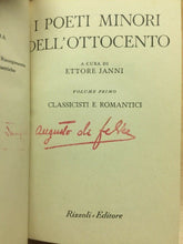 Carica l&#39;immagine nel visualizzatore di Gallery, I POETI MINORI DELL’OTTOCENTO VOL. I BUR C164
